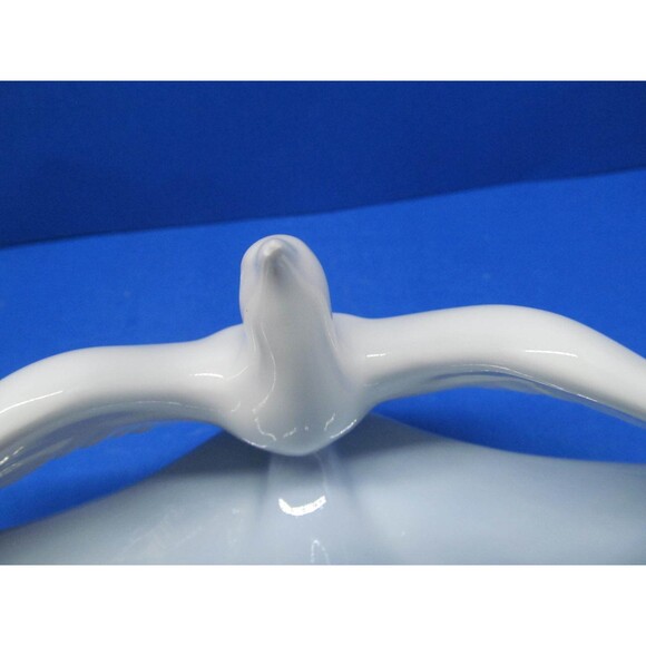 Gerold Porzellan Collectible Porcelain Dove Ashtray Blue & White Bavaria c1950's - Picture 7 of 12